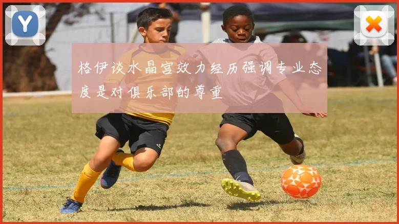 格伊谈水晶宫效力经历强调专业态度是对俱乐部的尊重